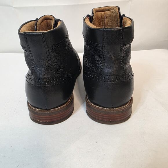 Florsheim Rucci Mens 10M Black Leather Wingtip Ankle Lace Up Boots main image 11